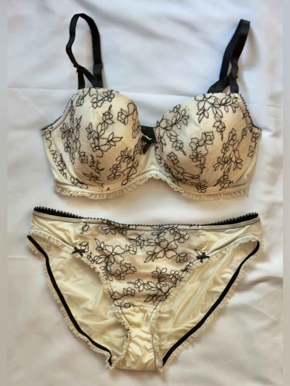 Vintage 2010 Victoria's Secret Dream Angels Demi Bra & Bikini Set, Like New